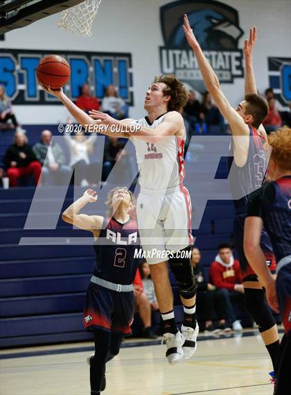 Thumbnail 1 in American Leadership Academy vs. Grantsville (UHSAA 3A 2nd Round Playoff) photogallery.