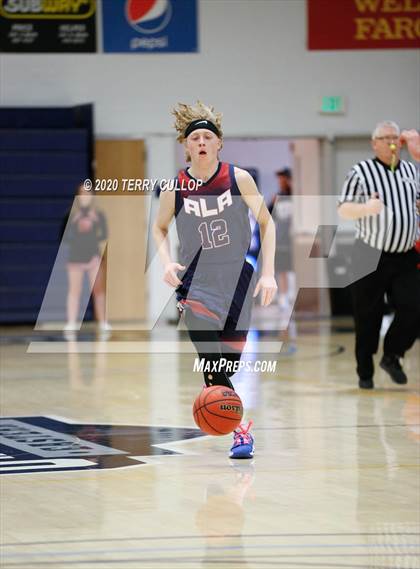 Thumbnail 3 in American Leadership Academy vs. Grantsville (UHSAA 3A 2nd Round Playoff) photogallery.