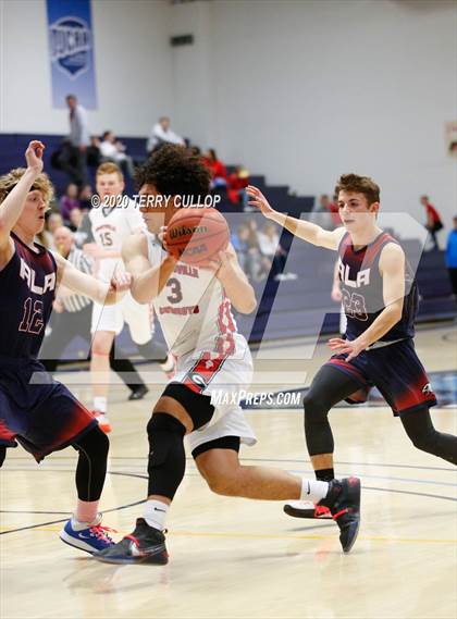 Thumbnail 2 in American Leadership Academy vs. Grantsville (UHSAA 3A 2nd Round Playoff) photogallery.