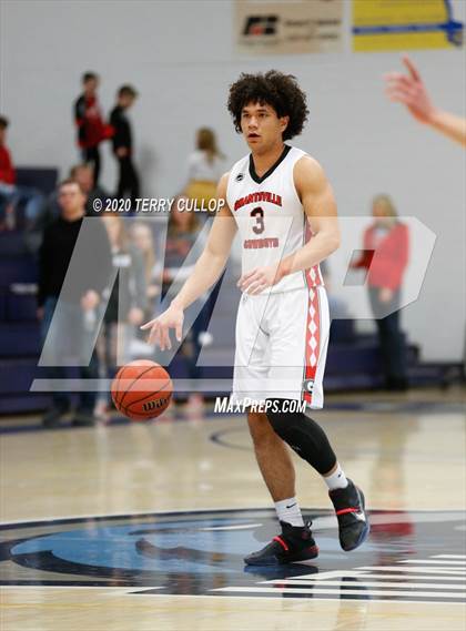 Thumbnail 2 in American Leadership Academy vs. Grantsville (UHSAA 3A 2nd Round Playoff) photogallery.