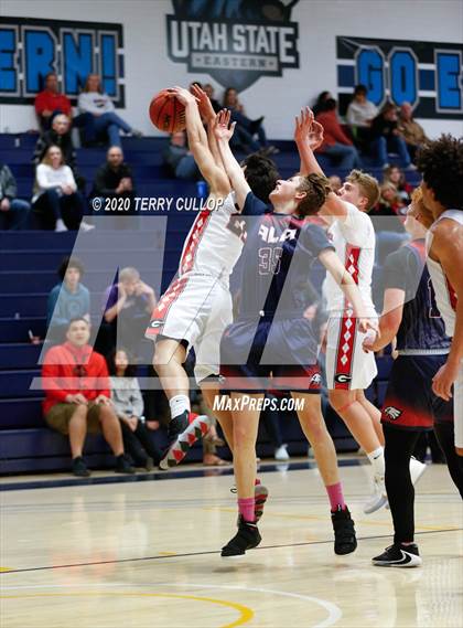 Thumbnail 1 in American Leadership Academy vs. Grantsville (UHSAA 3A 2nd Round Playoff) photogallery.