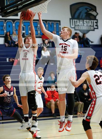 Thumbnail 3 in American Leadership Academy vs. Grantsville (UHSAA 3A 2nd Round Playoff) photogallery.