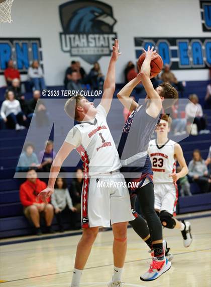 Thumbnail 3 in American Leadership Academy vs. Grantsville (UHSAA 3A 2nd Round Playoff) photogallery.