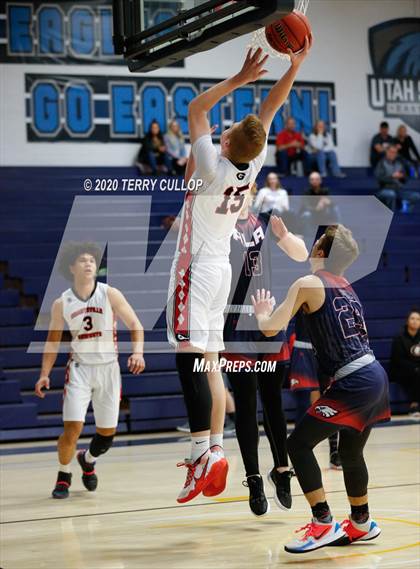 Thumbnail 2 in American Leadership Academy vs. Grantsville (UHSAA 3A 2nd Round Playoff) photogallery.