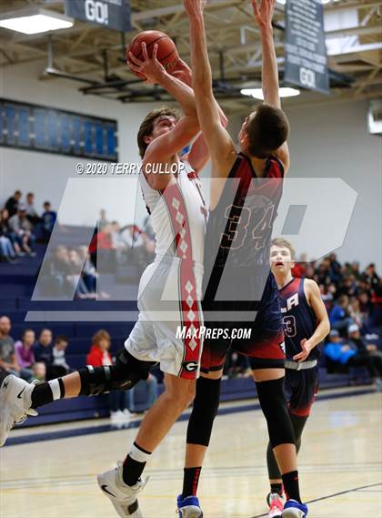 Thumbnail 3 in American Leadership Academy vs. Grantsville (UHSAA 3A 2nd Round Playoff) photogallery.