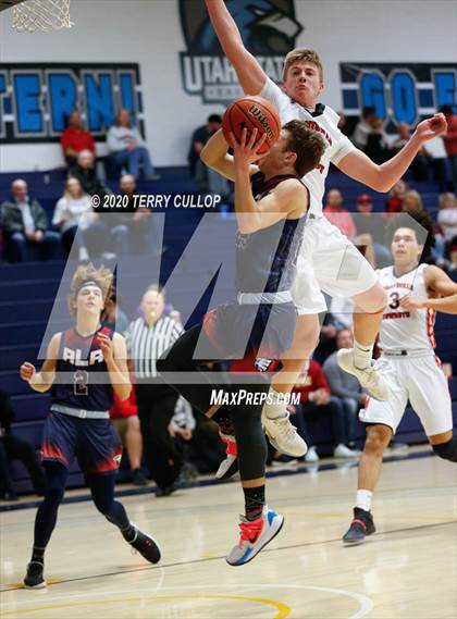 Thumbnail 3 in American Leadership Academy vs. Grantsville (UHSAA 3A 2nd Round Playoff) photogallery.
