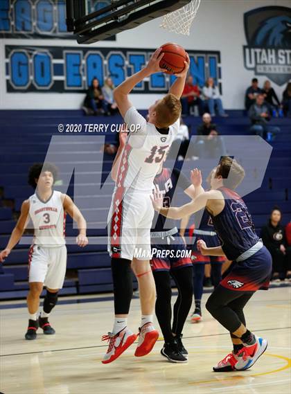 Thumbnail 1 in American Leadership Academy vs. Grantsville (UHSAA 3A 2nd Round Playoff) photogallery.