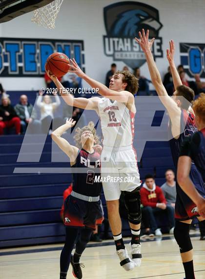 Thumbnail 3 in American Leadership Academy vs. Grantsville (UHSAA 3A 2nd Round Playoff) photogallery.