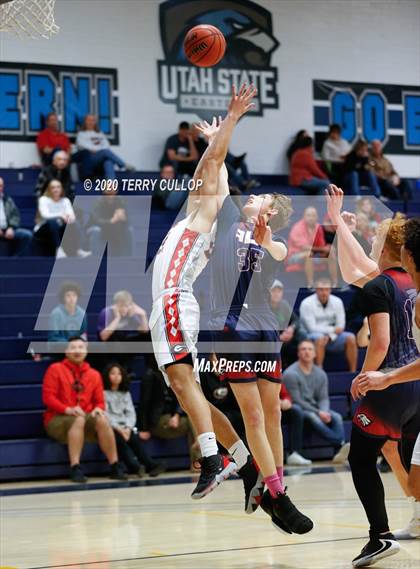 Thumbnail 2 in American Leadership Academy vs. Grantsville (UHSAA 3A 2nd Round Playoff) photogallery.