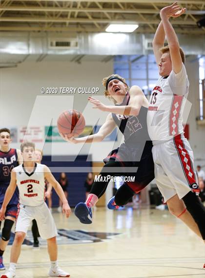 Thumbnail 2 in American Leadership Academy vs. Grantsville (UHSAA 3A 2nd Round Playoff) photogallery.