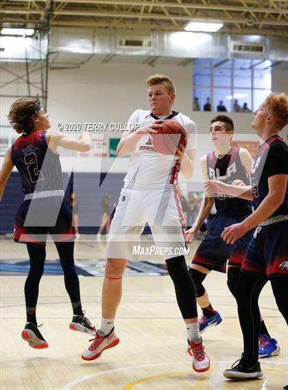 Thumbnail 3 in American Leadership Academy vs. Grantsville (UHSAA 3A 2nd Round Playoff) photogallery.