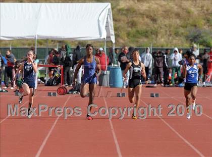 Thumbnail 3 in CIF SJS Masters Championships (Girls 100M - Day 1) photogallery.