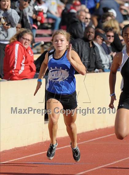 Thumbnail 3 in CIF SJS Masters Championships (Girls 100M - Day 1) photogallery.