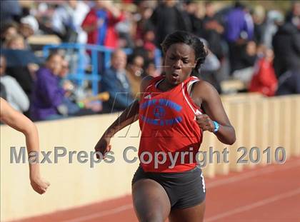Thumbnail 1 in CIF SJS Masters Championships (Girls 100M - Day 1) photogallery.