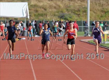 Thumbnail 2 in CIF SJS Masters Championships (Girls 100M - Day 1) photogallery.
