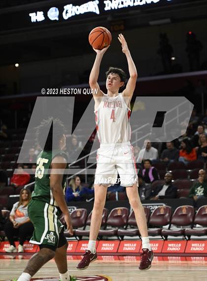 Thumbnail 1 in Mater Dei vs. St. Vincent (Chosen 1's Invitational) photogallery.
