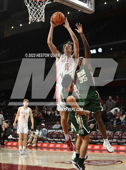 Thumbnail 2 in Mater Dei vs. St. Vincent (Chosen 1's Invitational) photogallery.