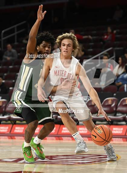Thumbnail 2 in Mater Dei vs. St. Vincent (Chosen 1's Invitational) photogallery.