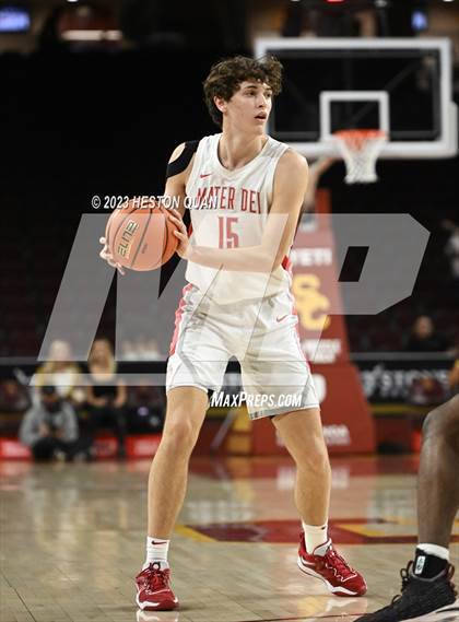 Thumbnail 2 in Mater Dei vs. St. Vincent (Chosen 1's Invitational) photogallery.