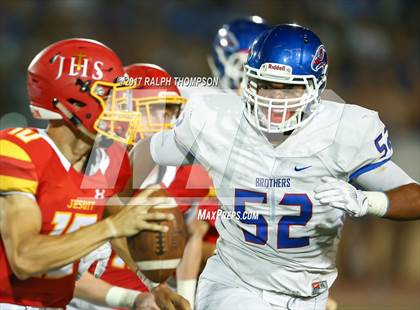 Thumbnail 3 in Jesuit vs. Christian Brothers (Holy Bowl 2017) photogallery.
