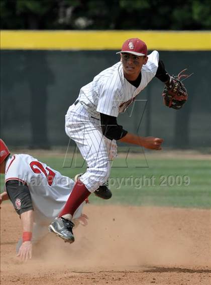 Thumbnail 2 in Palm Beach Central vs. Spanish Fork (Anderson Bat National Classic) photogallery.