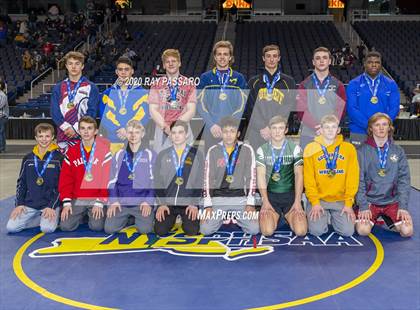 Thumbnail 2 in NYSPHSAA Wrestling Championships- Podiums and Awards photogallery.