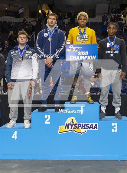 Thumbnail 3 in NYSPHSAA Wrestling Championships- Podiums and Awards photogallery.