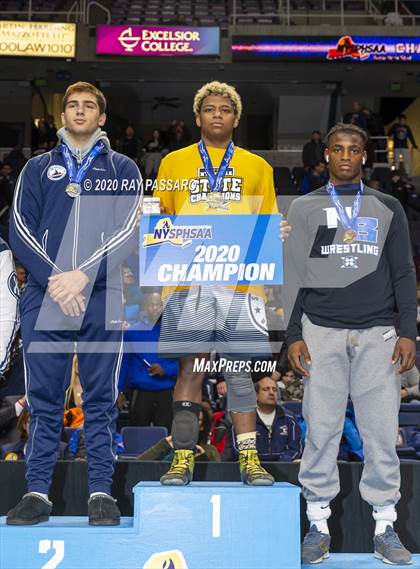 Thumbnail 2 in NYSPHSAA Wrestling Championships- Podiums and Awards photogallery.