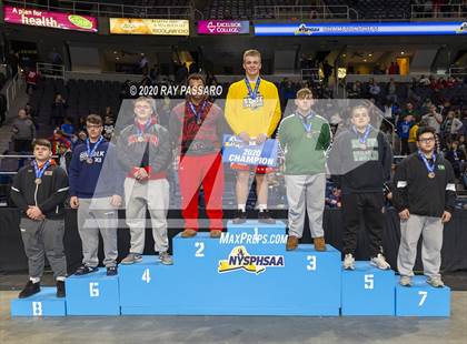 Thumbnail 3 in NYSPHSAA Wrestling Championships- Podiums and Awards photogallery.
