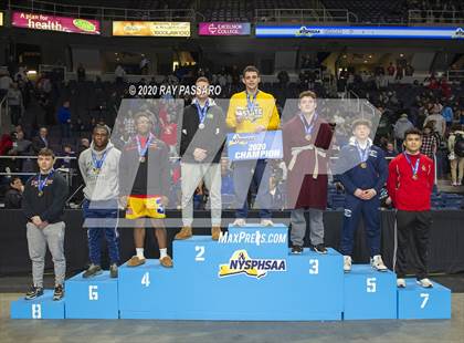 Thumbnail 1 in NYSPHSAA Wrestling Championships- Podiums and Awards photogallery.