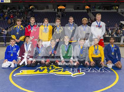 Thumbnail 1 in NYSPHSAA Wrestling Championships- Podiums and Awards photogallery.