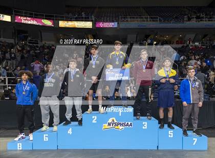 Thumbnail 2 in NYSPHSAA Wrestling Championships- Podiums and Awards photogallery.
