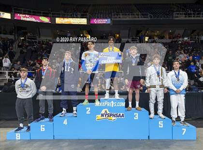 Thumbnail 1 in NYSPHSAA Wrestling Championships- Podiums and Awards photogallery.