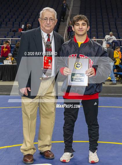 Thumbnail 3 in NYSPHSAA Wrestling Championships- Podiums and Awards photogallery.