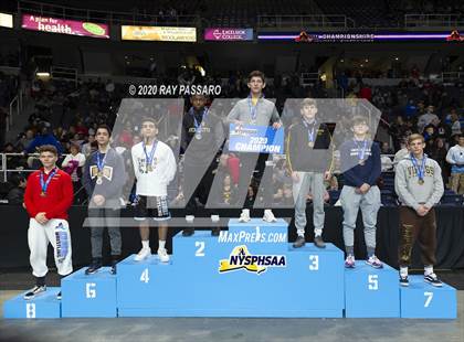 Thumbnail 3 in NYSPHSAA Wrestling Championships- Podiums and Awards photogallery.