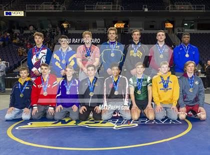 Thumbnail 3 in NYSPHSAA Wrestling Championships- Podiums and Awards photogallery.