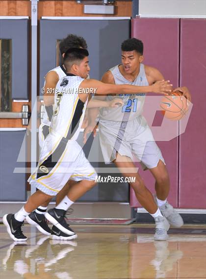 Thumbnail 1 in Godinez vs. Canyon Springs (Rancho Mirage Holiday Invitational) photogallery.