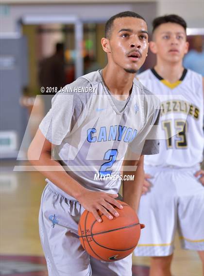 Thumbnail 1 in Godinez vs. Canyon Springs (Rancho Mirage Holiday Invitational) photogallery.