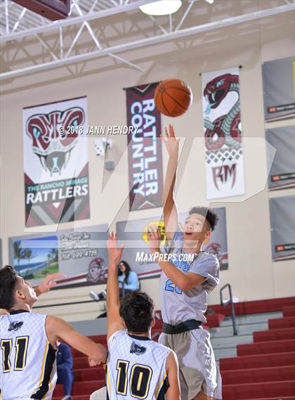 Thumbnail 1 in Godinez vs. Canyon Springs (Rancho Mirage Holiday Invitational) photogallery.
