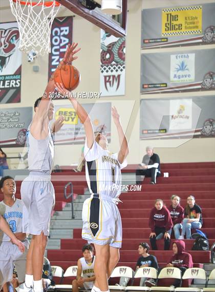 Thumbnail 1 in Godinez vs. Canyon Springs (Rancho Mirage Holiday Invitational) photogallery.