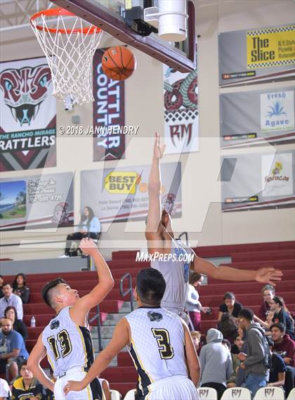 Thumbnail 1 in Godinez vs. Canyon Springs (Rancho Mirage Holiday Invitational) photogallery.
