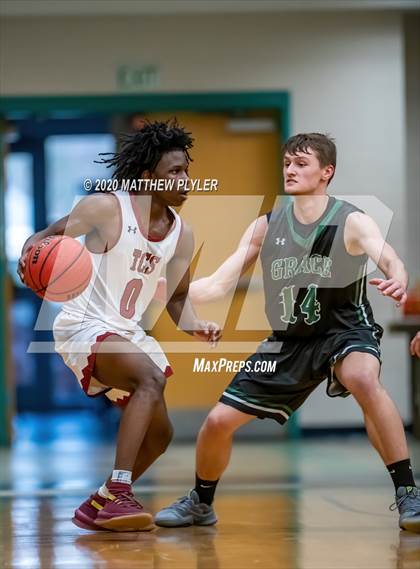 Thumbnail 3 in Grace Christian vs Trinity Christian (NCISAA 1A State Playoffs Round 3) photogallery.