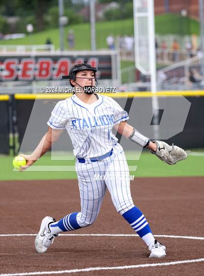 Thumbnail 2 in North Mesquite vs. Lone Star (UIL 5A Softball Area) photogallery.
