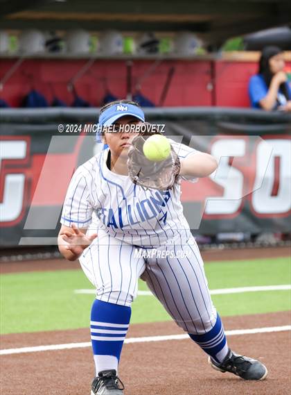Thumbnail 3 in North Mesquite vs. Lone Star (UIL 5A Softball Area) photogallery.