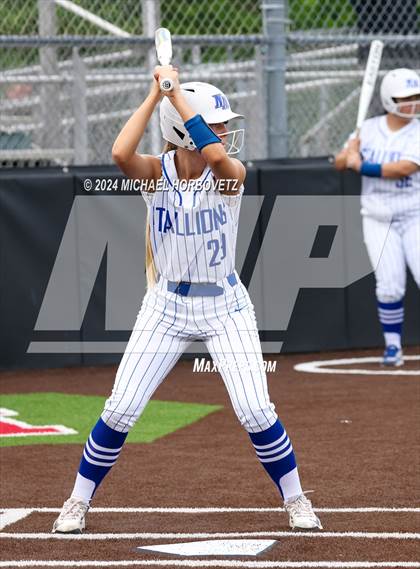 Thumbnail 3 in North Mesquite vs. Lone Star (UIL 5A Softball Area) photogallery.