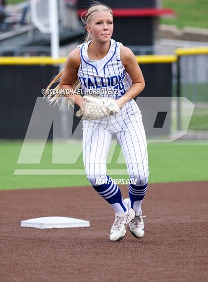 Thumbnail 3 in North Mesquite vs. Lone Star (UIL 5A Softball Area) photogallery.