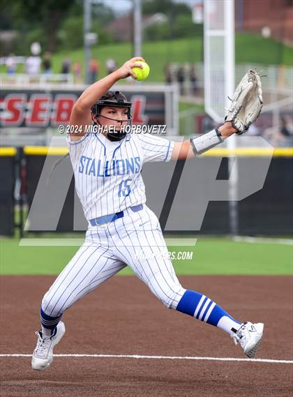 Thumbnail 1 in North Mesquite vs. Lone Star (UIL 5A Softball Area) photogallery.