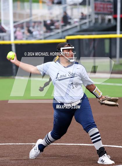 Thumbnail 2 in North Mesquite vs. Lone Star (UIL 5A Softball Area) photogallery.