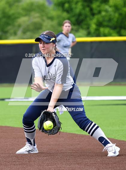 Thumbnail 2 in North Mesquite vs. Lone Star (UIL 5A Softball Area) photogallery.