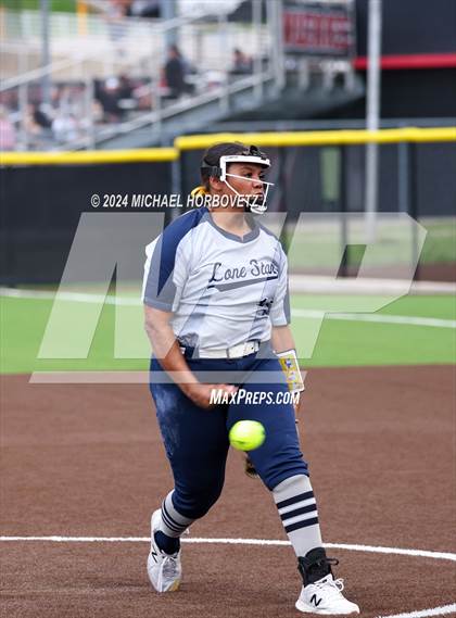 Thumbnail 3 in North Mesquite vs. Lone Star (UIL 5A Softball Area) photogallery.